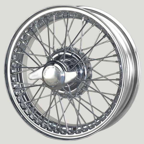 Enjoliveur de roue Ferrarina 50er Jahre pour jante 10 ouverte chrome  5-rayons